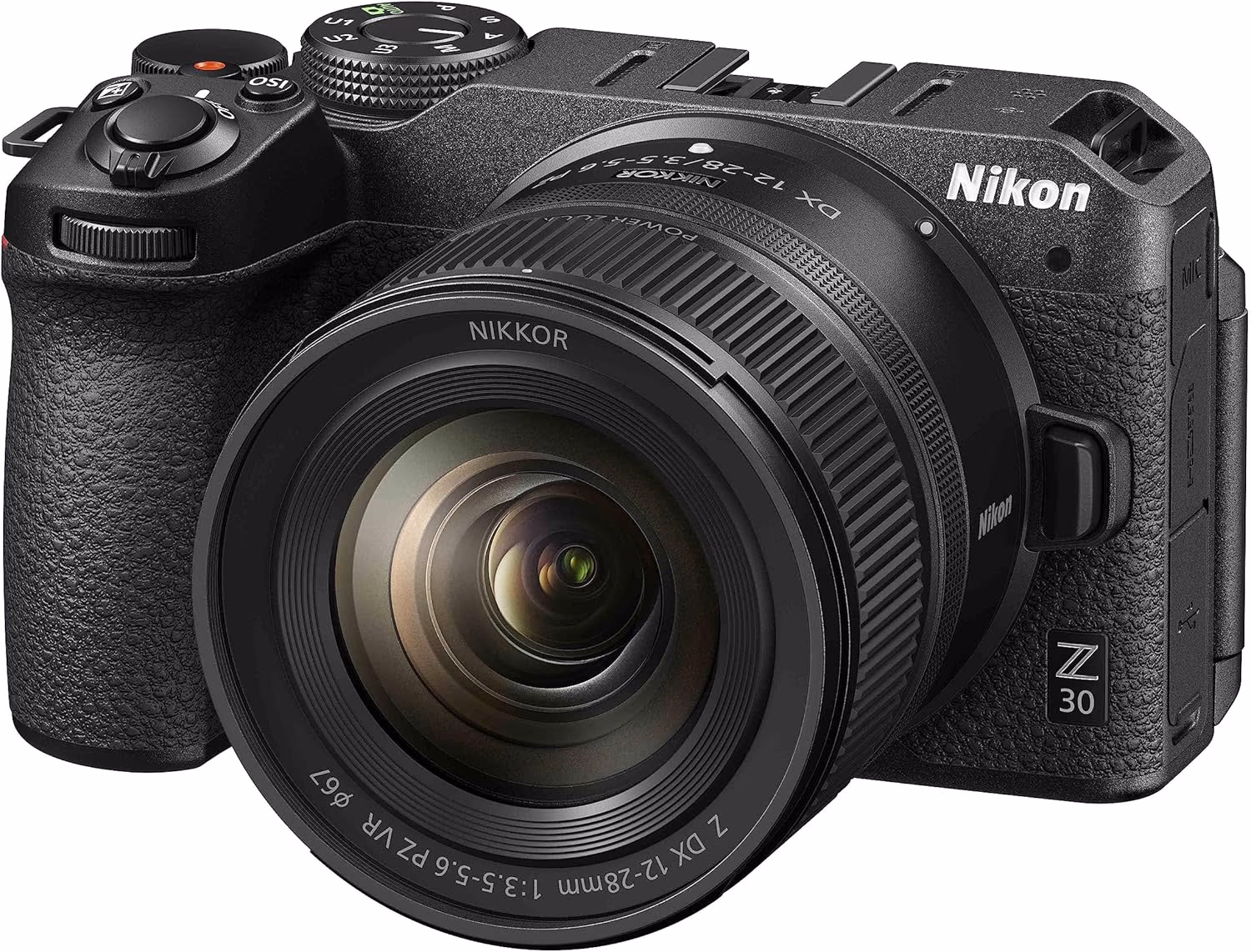Ecran orientable du Nikon Z30 en position selfie pour le vlog