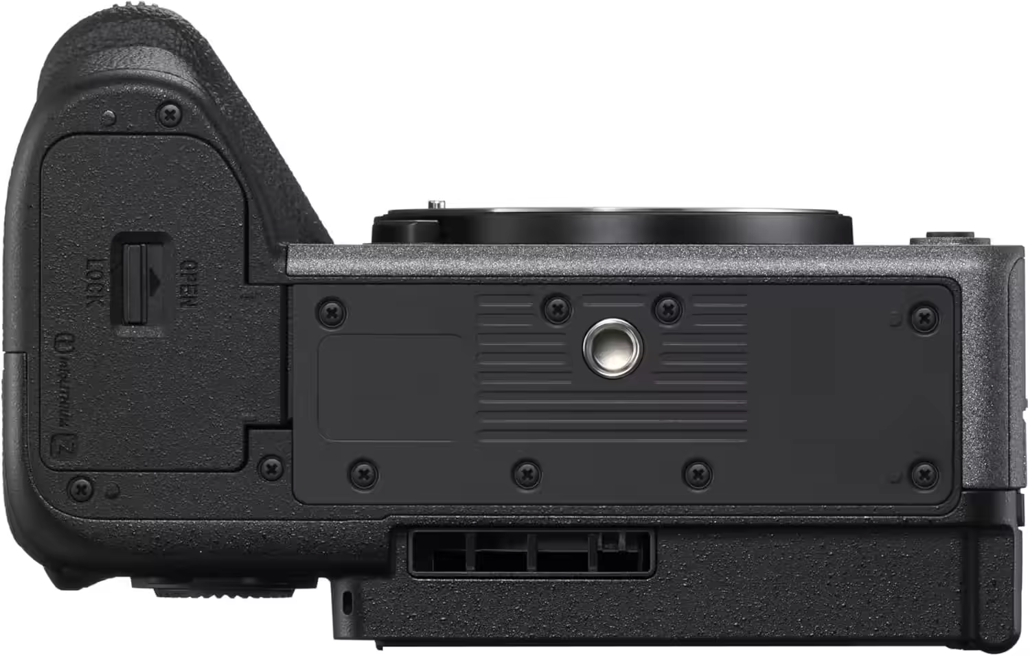 Sony FX3 vue latérale montrant l'aération du ventilateur